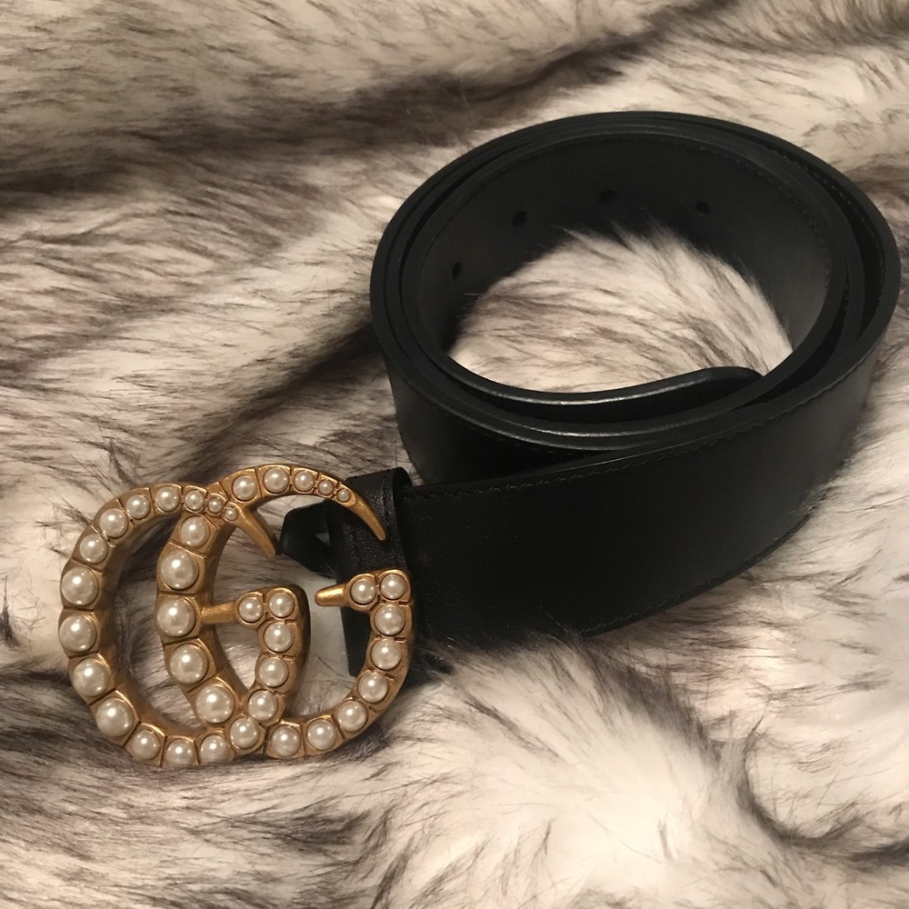 Gucci Pearl Marmont belt